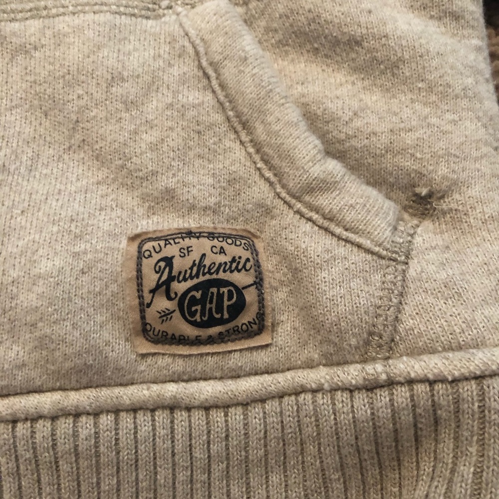 Unisex hooded Khaki Coat by Gap size 2T - Picture 4 of 4